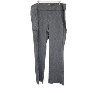 DELUTH TRADING Women's XXL x 33 Gray Athleisure Yoga Jogger Pants Flared Legging